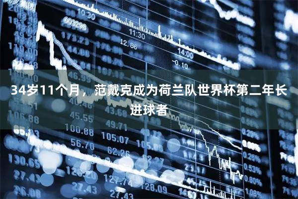 34岁11个月，范戴克成为荷兰队世界杯第二年长进球者